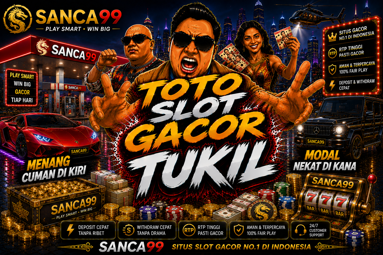 Sanca99 featured game showcase